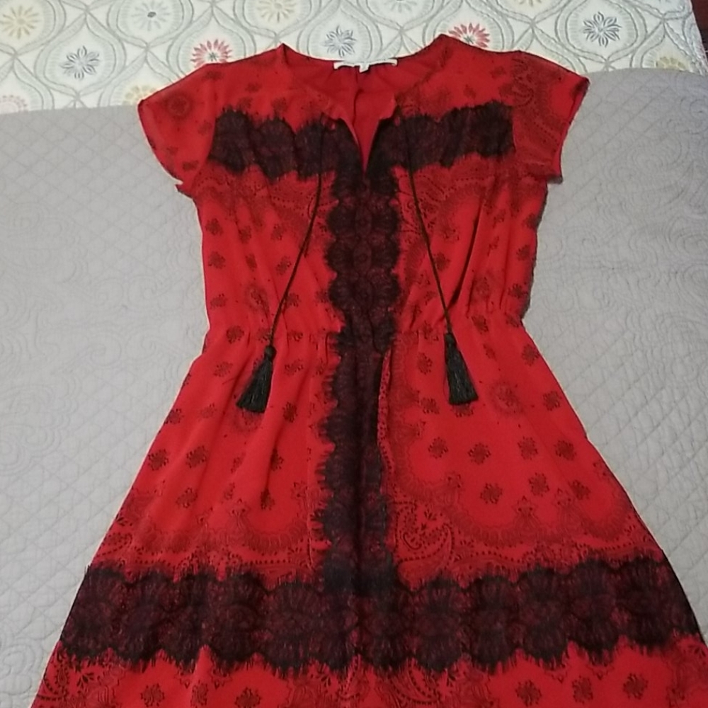 Red dress